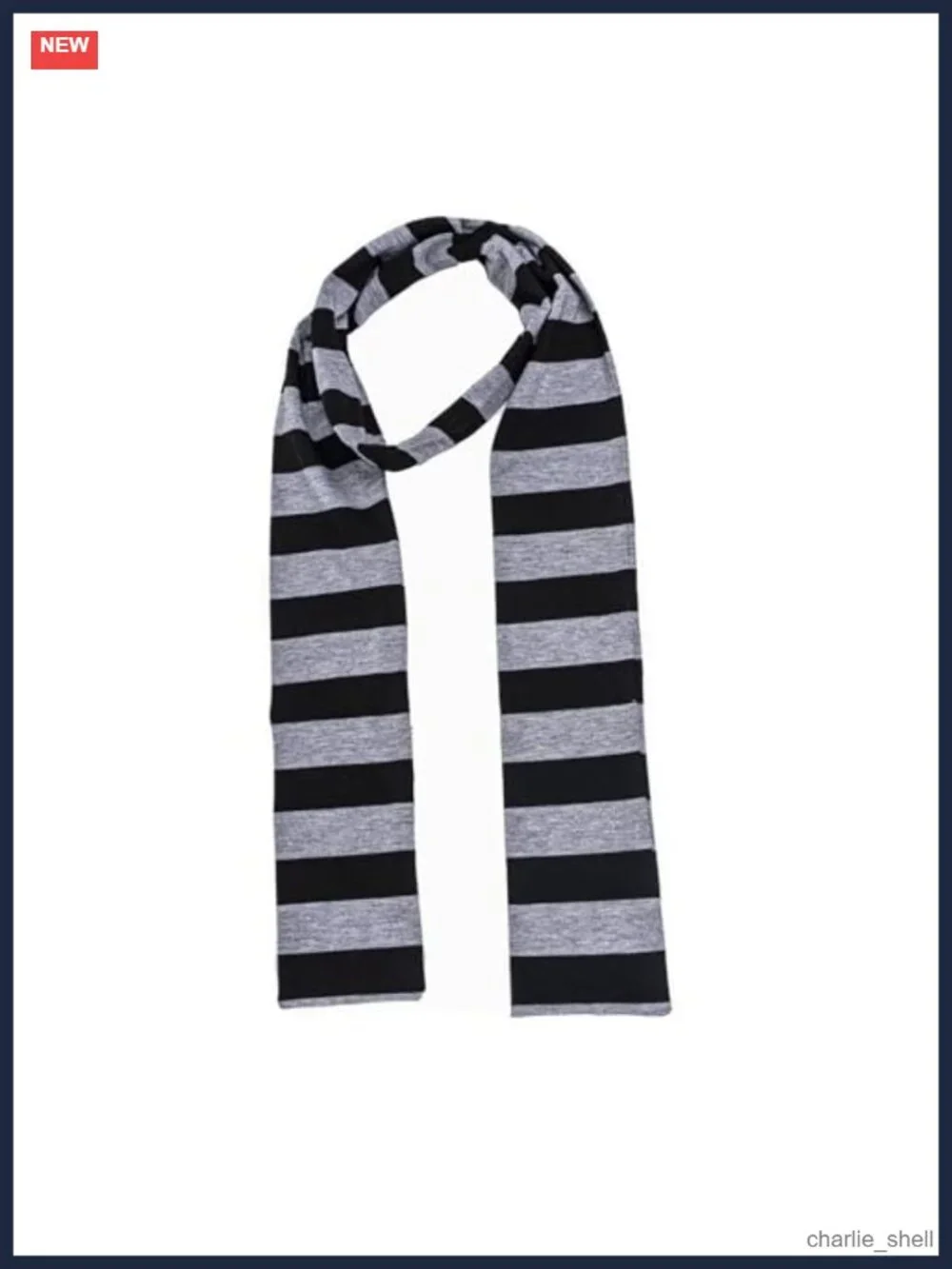 LIXNRECE Striped Winter Scarf Men's Costume Accessory for Cosplay